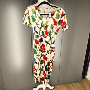 Zara Velvet Floral Dress